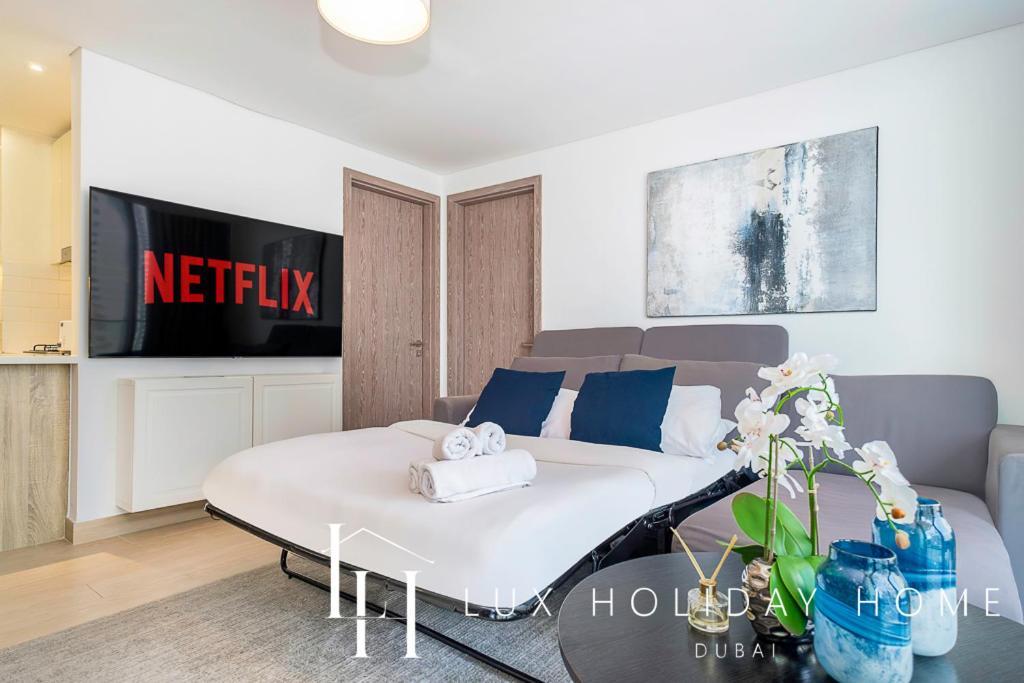 Lux Contemporary Suite With Full Marina View 6 迪拜 外观 照片