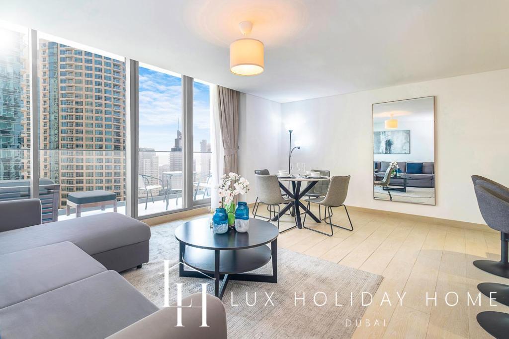 Lux Contemporary Suite With Full Marina View 6 迪拜 外观 照片