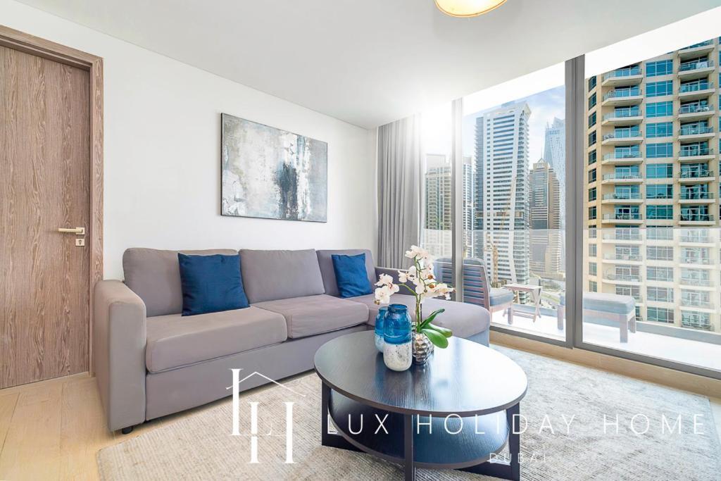 Lux Contemporary Suite With Full Marina View 6 迪拜 外观 照片