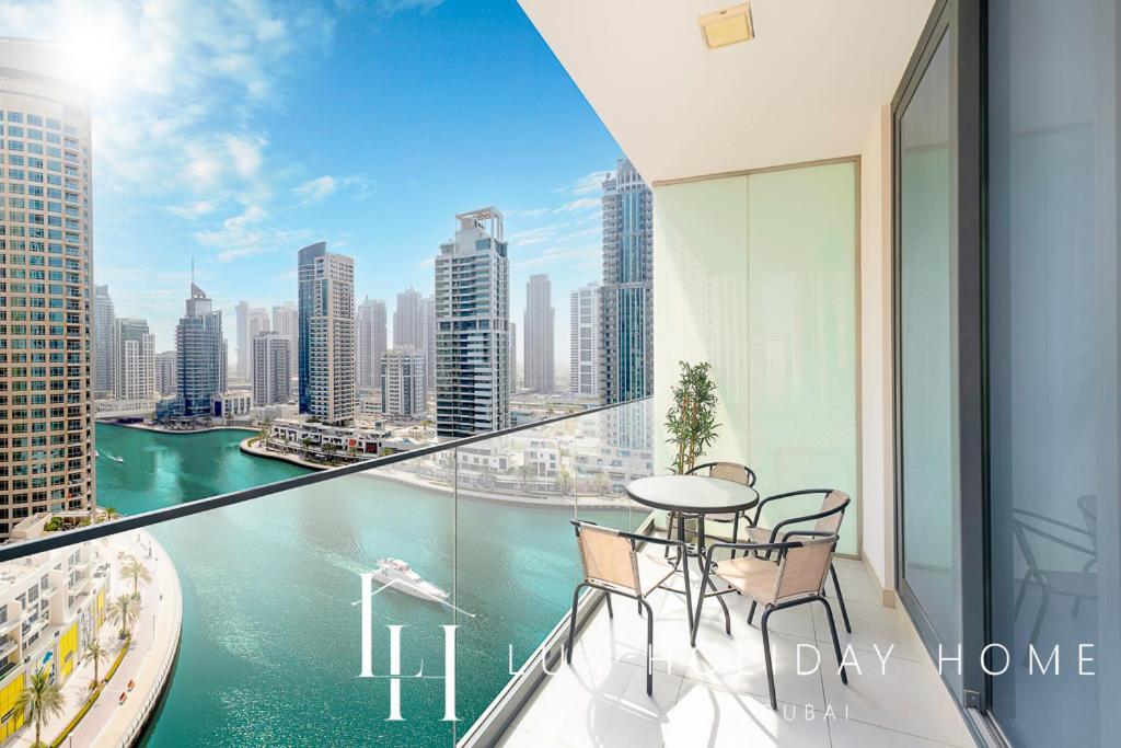 Lux Contemporary Suite With Full Marina View 6 迪拜 外观 照片