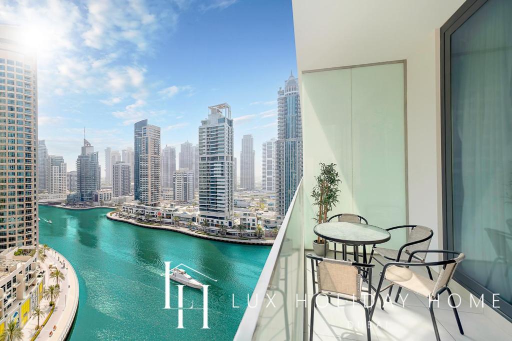 Lux Contemporary Suite With Full Marina View 6 迪拜 外观 照片