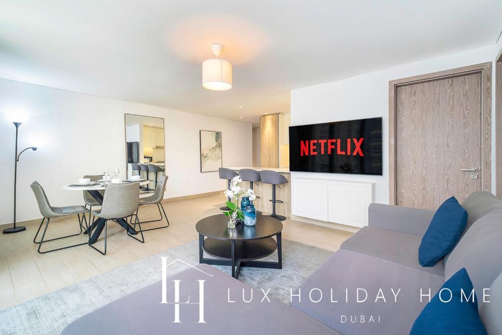 Lux Contemporary Suite With Full Marina View 6 迪拜 外观 照片