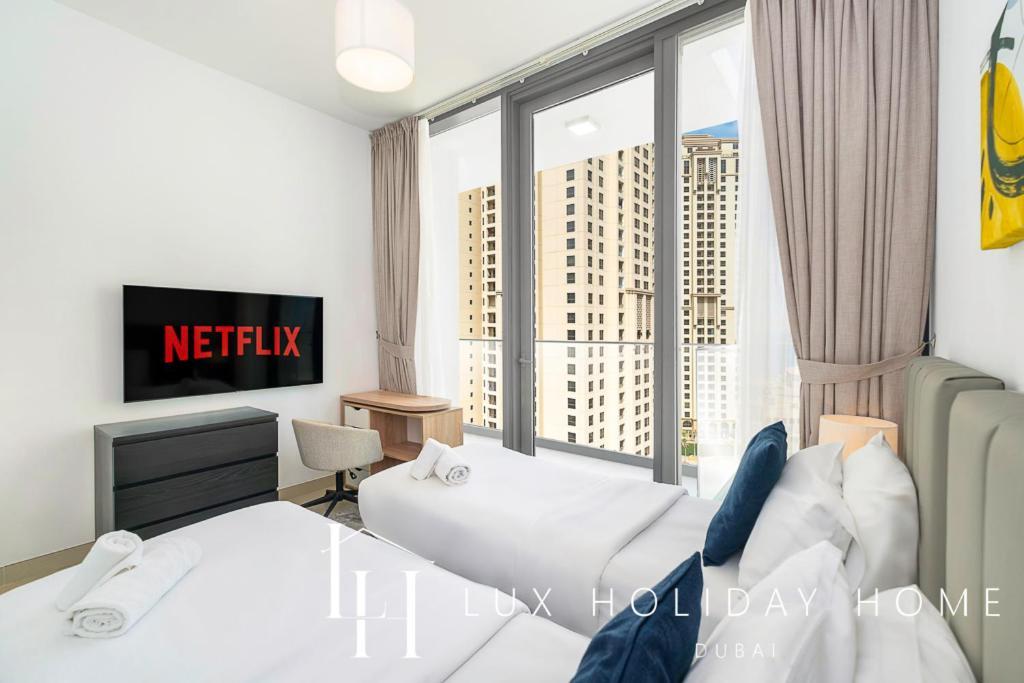 Lux Contemporary Suite With Full Marina View 6 迪拜 外观 照片